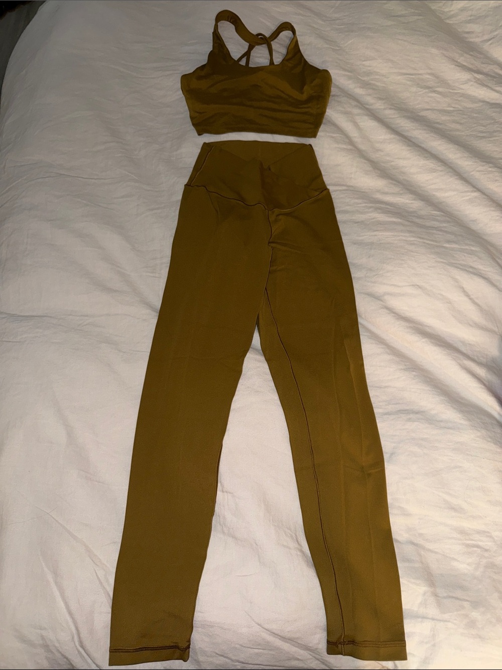 High-Waist Active Leggings and Crop Sports Bra